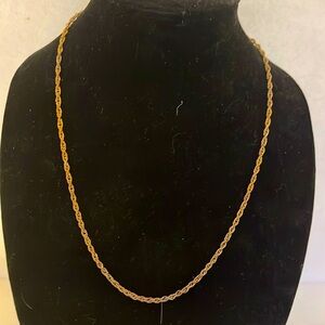 Brass Colored 22" Chain. Pre owned